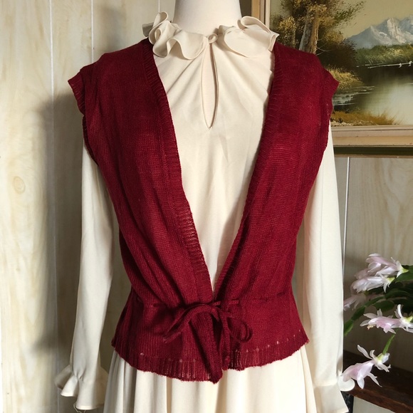 Vintage Sweaters - 1960’s Hand Loomed Sweater Vest